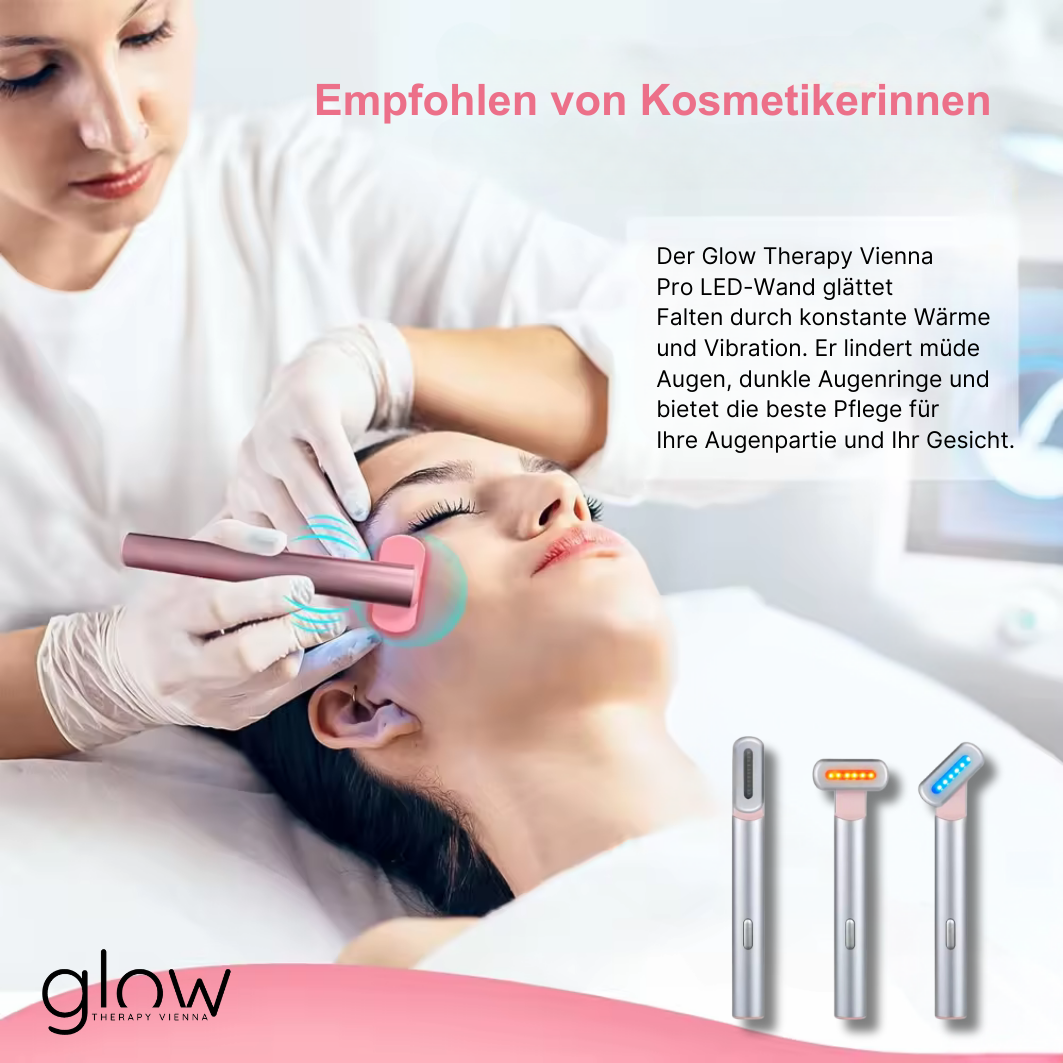 Hautverjüngungs-LED-Stab für das Gesicht mit Rot- und Blaulicht-Therapie